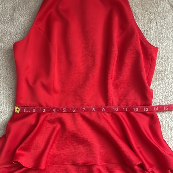 aidan by Aidan Mattox Red Cocktail Dress! High Low Women’s US sz 4 - Picture 11 of 13